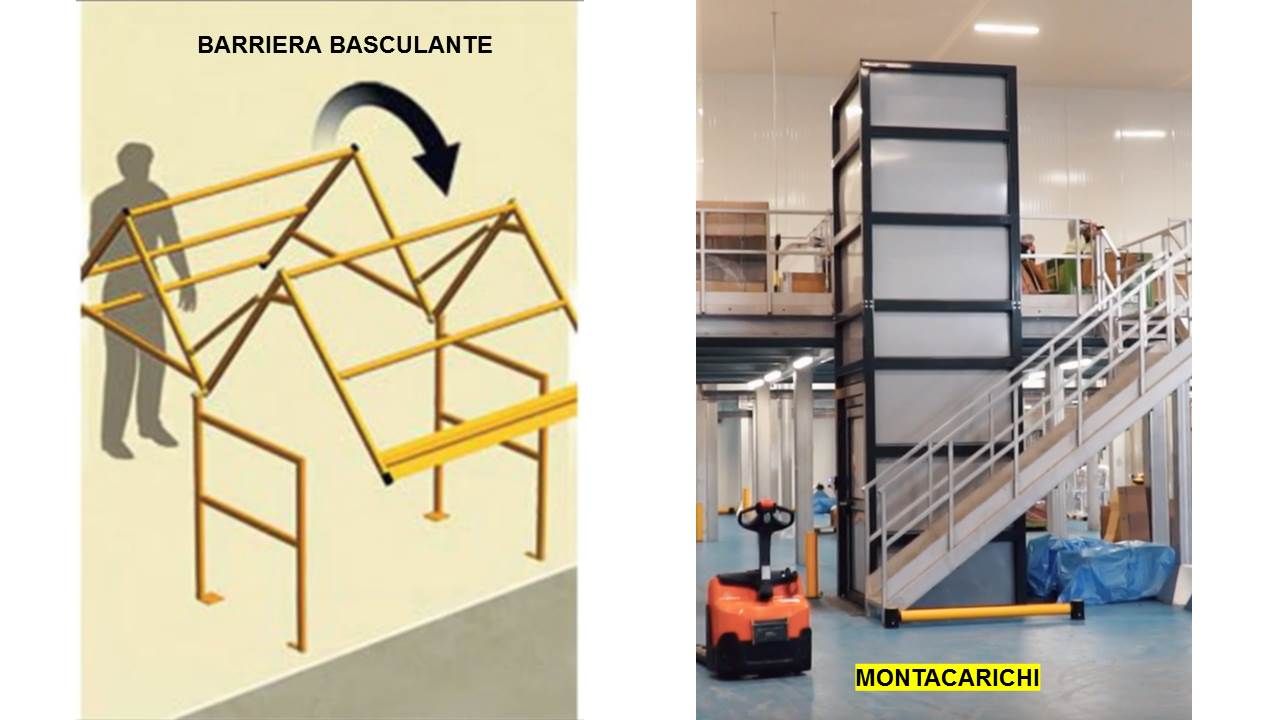Barriera Basculante e Montacarichi Autoportante