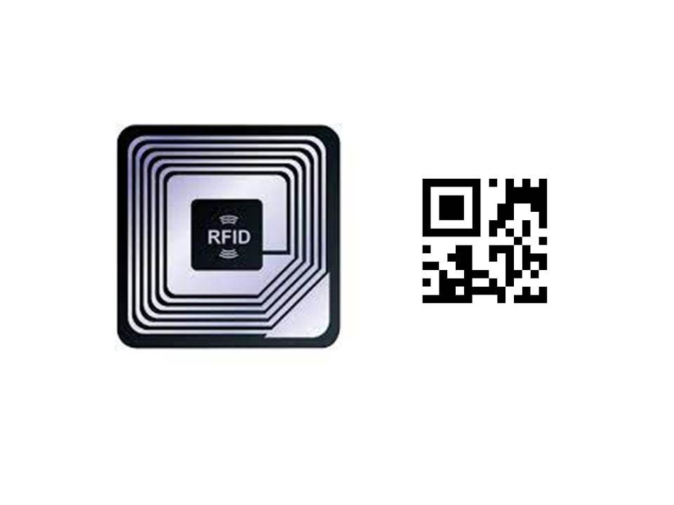 un Tag RFID ed un Micro QR-Code